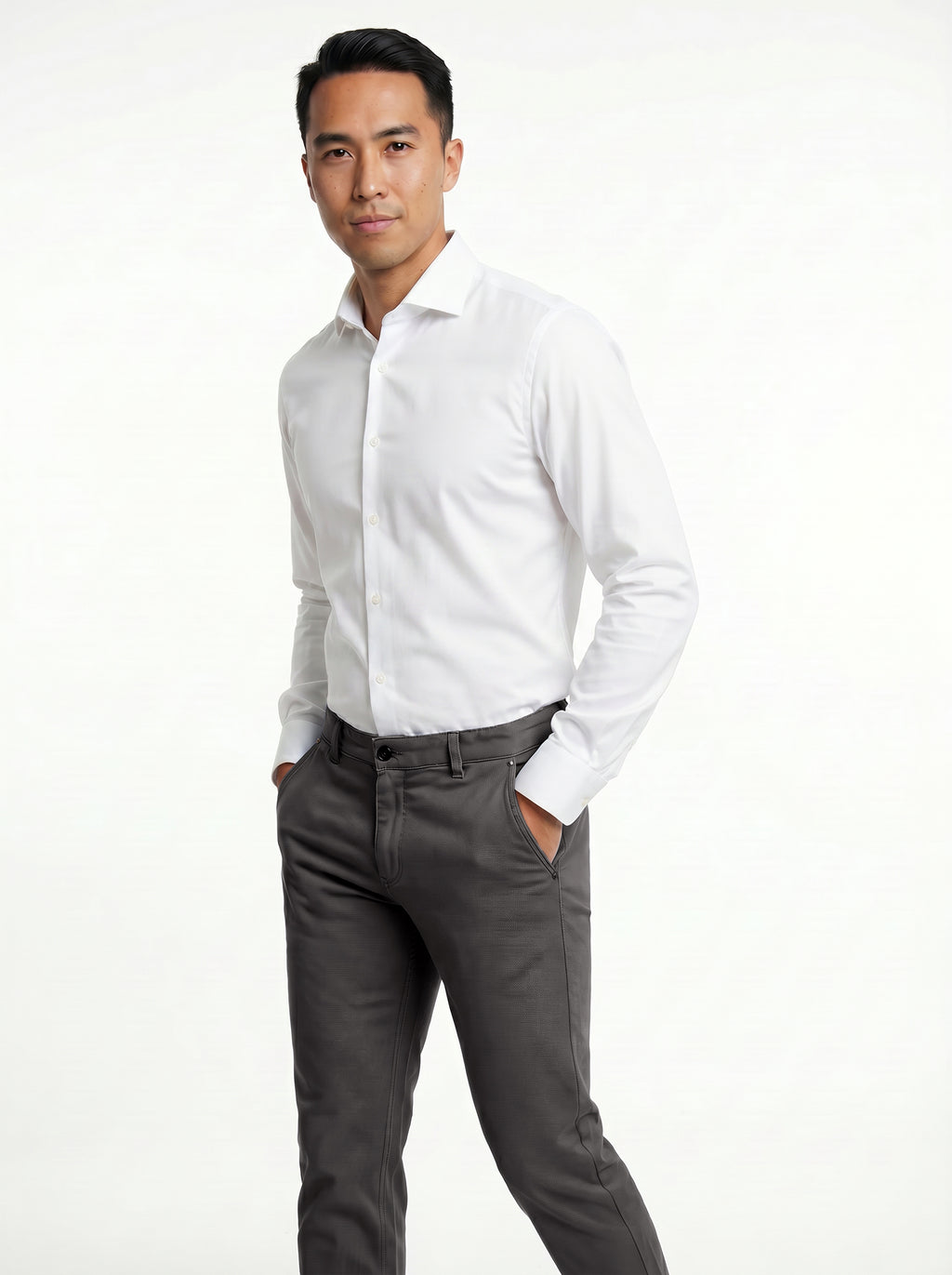 The Hybrid Pant Lyocell Cotton Spandex - Medium Grey