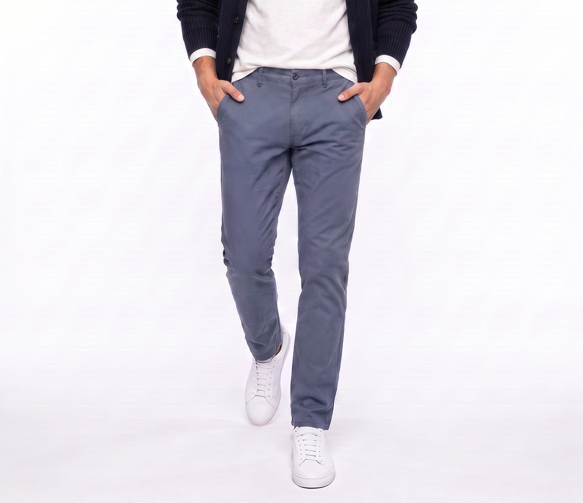 The Hybrid Pant Lyocell Cotton Spandex - Blue Dust